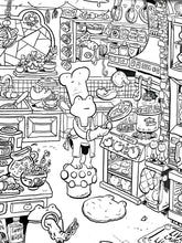 Load image into Gallery viewer, “Speedo Frog's House" Colouring Book