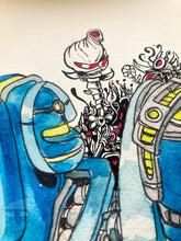 Load image into Gallery viewer, Final GENTLE GIANT 11 x 17" print: EMBELLISHED