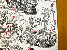 Load image into Gallery viewer, Sock wearing Socks flying the Sock flag