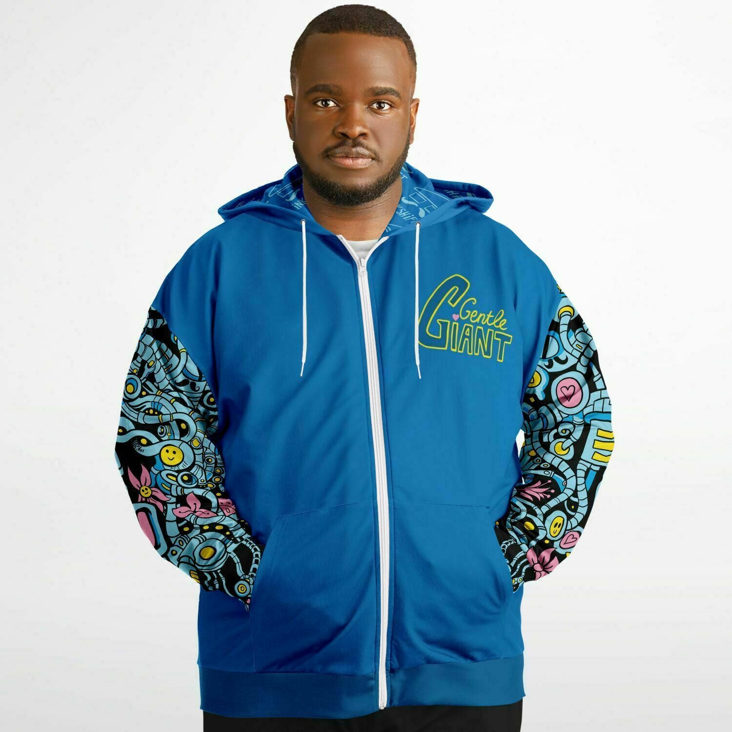 Limited Edition: Gentle Giant Zip Hoodie: More to Love BLACK LINE Limited Edition: Gentle Giant Zip Hoodie: More to Love BLACK LINE