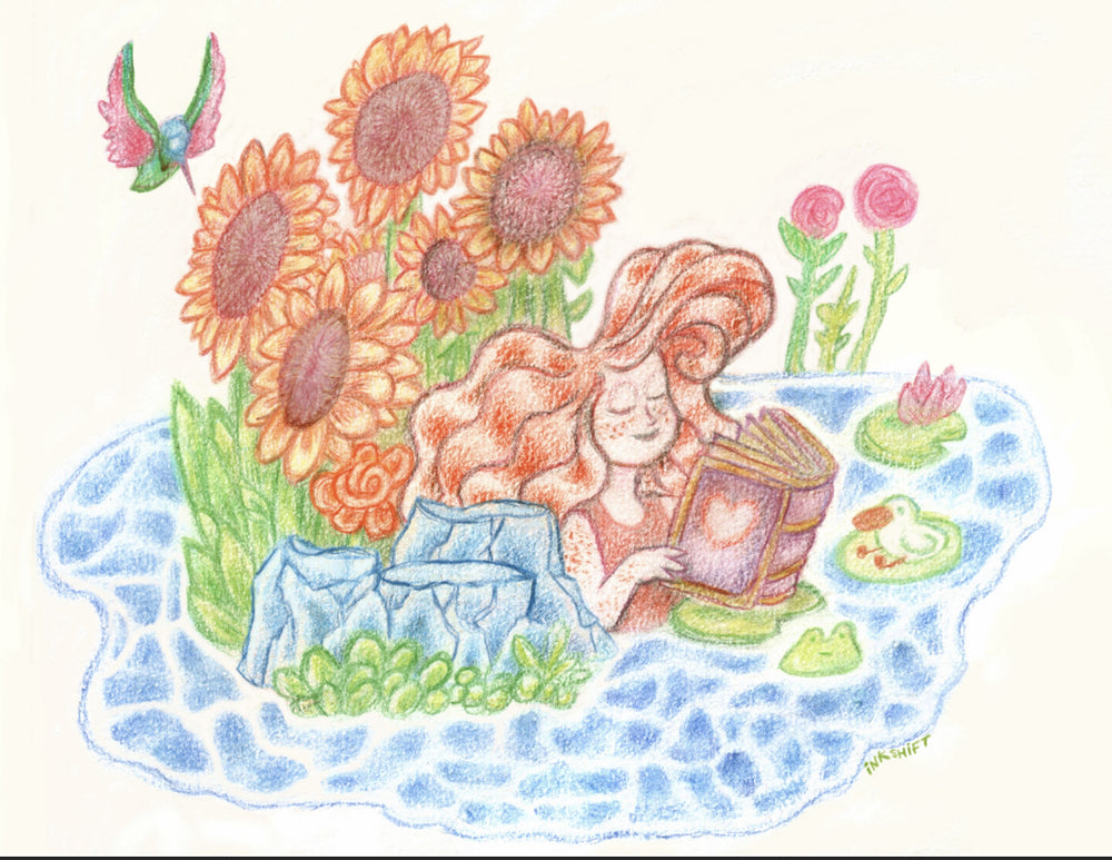 Color pencil piece created for Pentel of America
