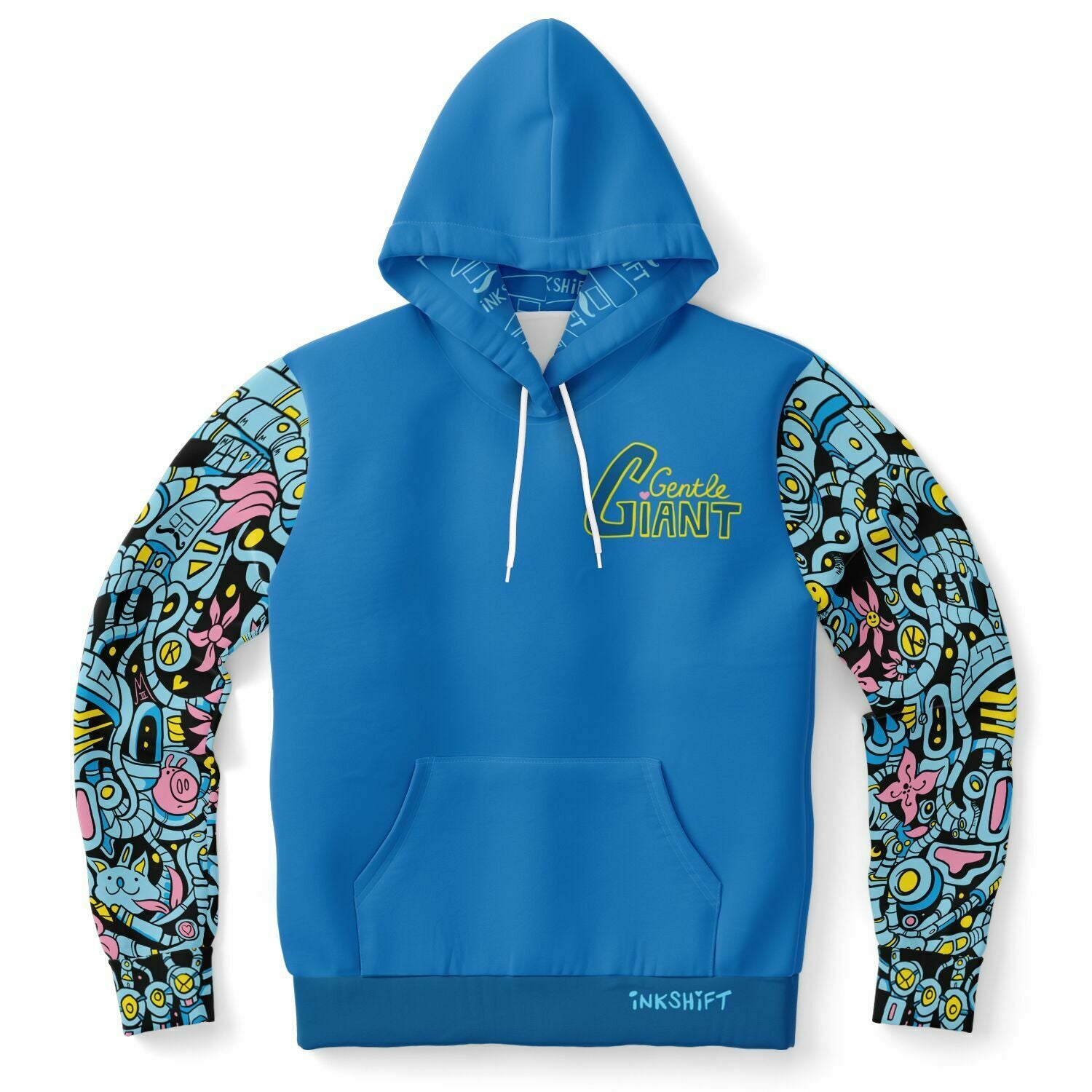 Gentle Giant Hoodie: BLACK LINE – Inkshift Gentle Giant Hoodie: BLACK LINE – Inkshift